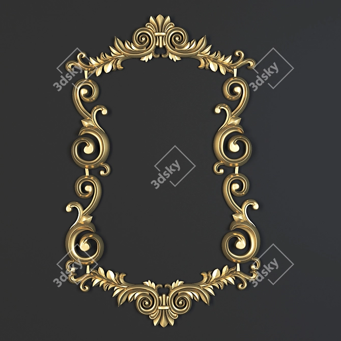 CNC-Ready FRAME Mirror 3D model image 1