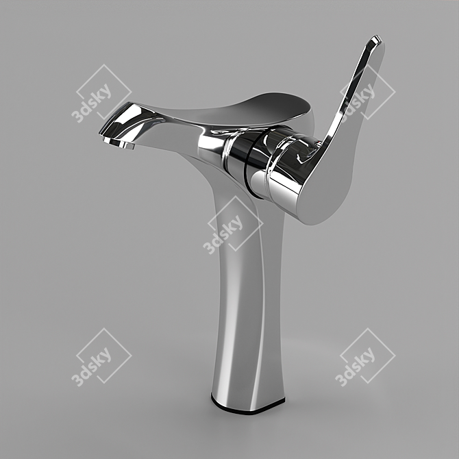 GROHE Dual Size Faucet: Modern & Detailed 3D model image 3