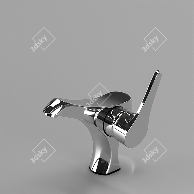 GROHE Dual Size Faucet: Modern & Detailed 3D model image 4