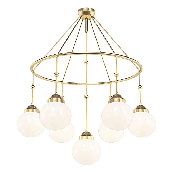 Modern Chandelier Collection Set 3D model image 2