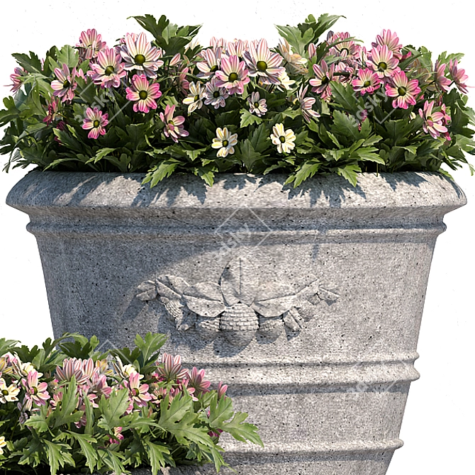 Outdoor Villa Planters 3D model image 5