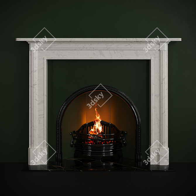 Chesneys Albany Regency Fireplace 3D model image 2