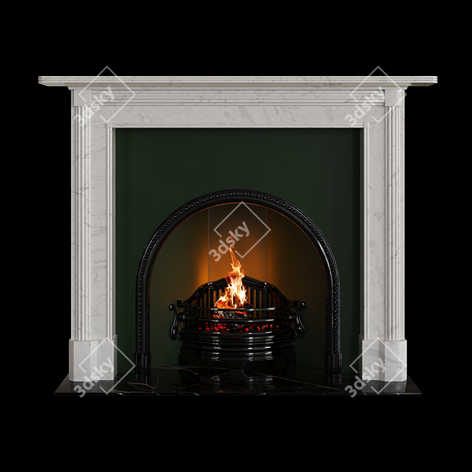 Chesneys Albany Regency Fireplace 3D model image 7