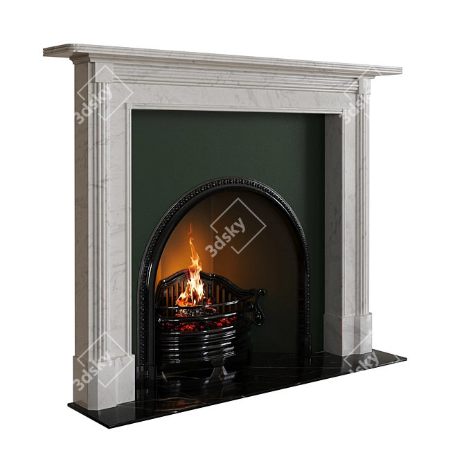 Chesneys Albany Regency Fireplace 3D model image 15