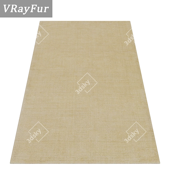 High-Quality Carpets Set 3D model image 2