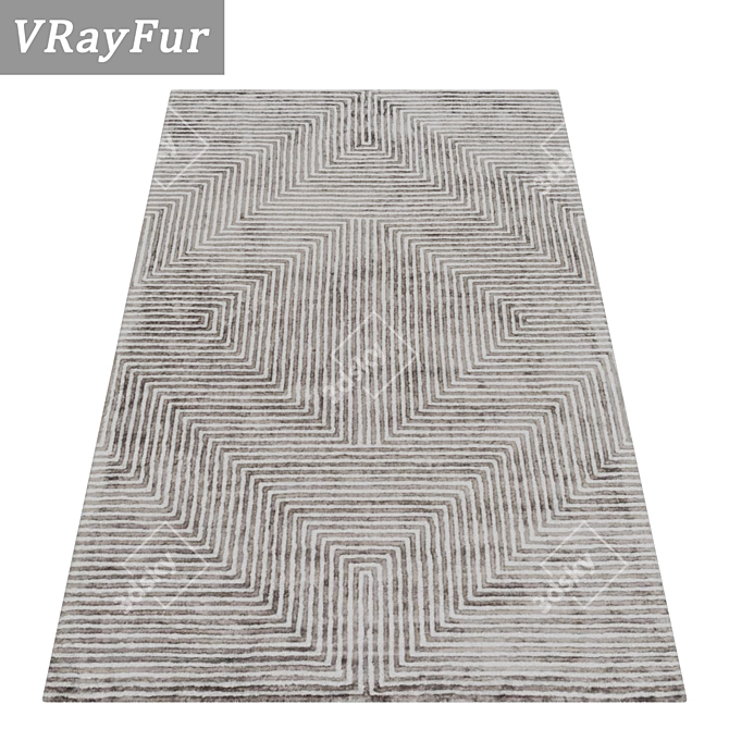 Title: High-Quality Carpet Set 3D model image 2