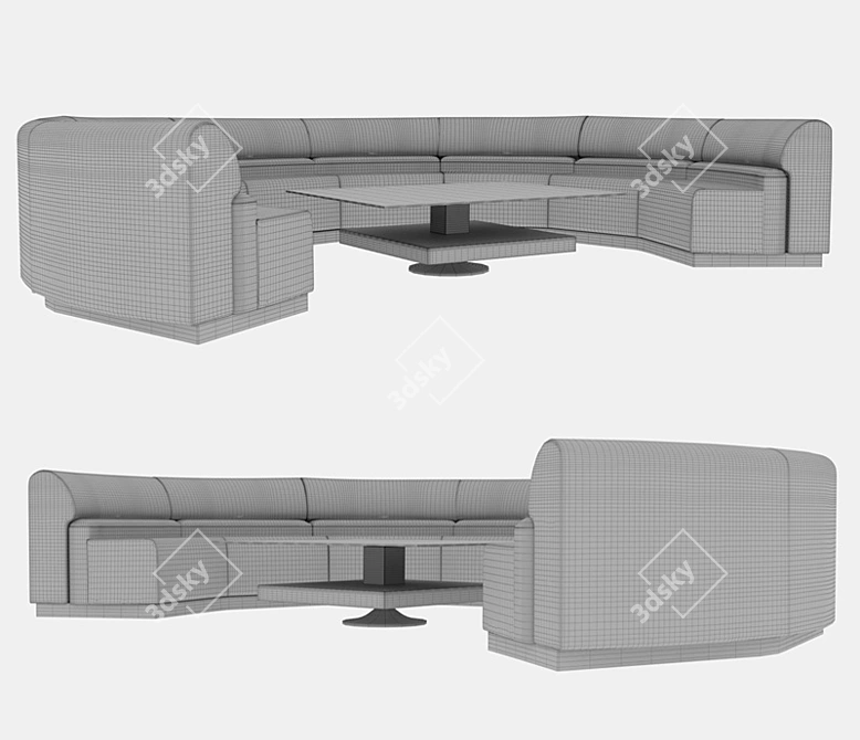 Office Oasis Sofa Table 3D model image 3