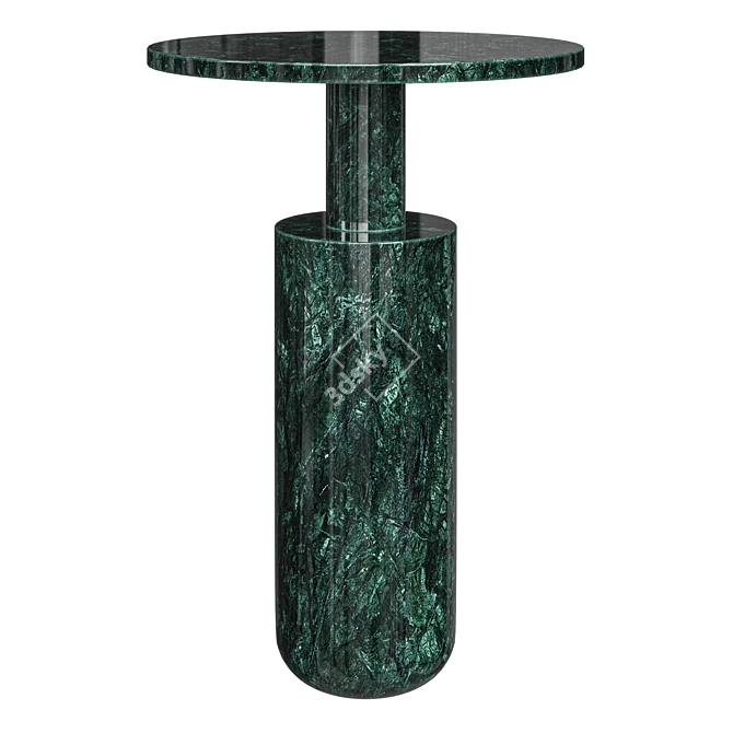 Sienna-Green Plateau: Stylish Side Table 3D model image 3