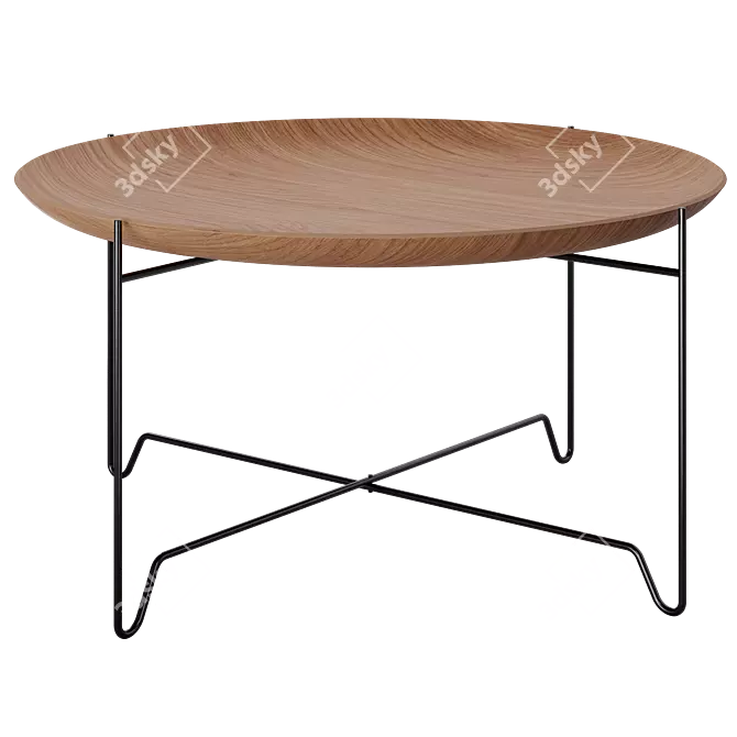 Modern Set of Coffee Tables: Zara Home 3D model image 4