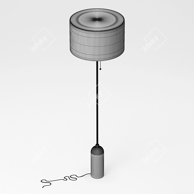 Modern Gubi Gravity Floor Lamp 3D model image 3