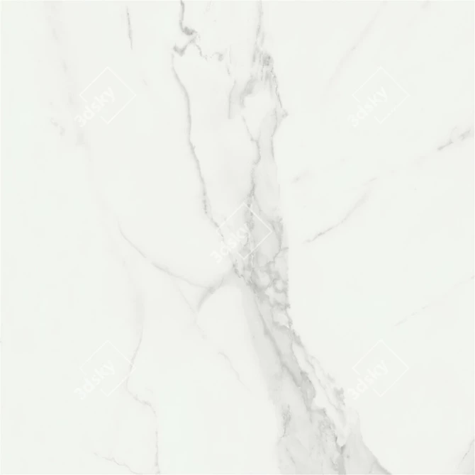 AFYON WHITE Wall Tiles Set 3D model image 4