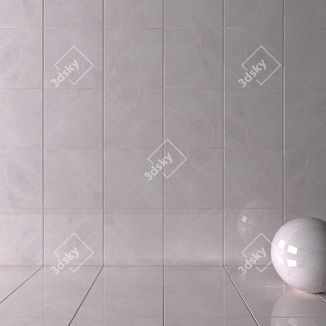 Alanya Gray Wall Tiles - Multi-Texture, HD Textures 3D model image 2