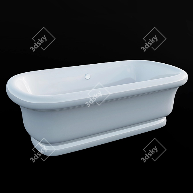 Imperial Splendor Freestanding Tub 3D model image 1