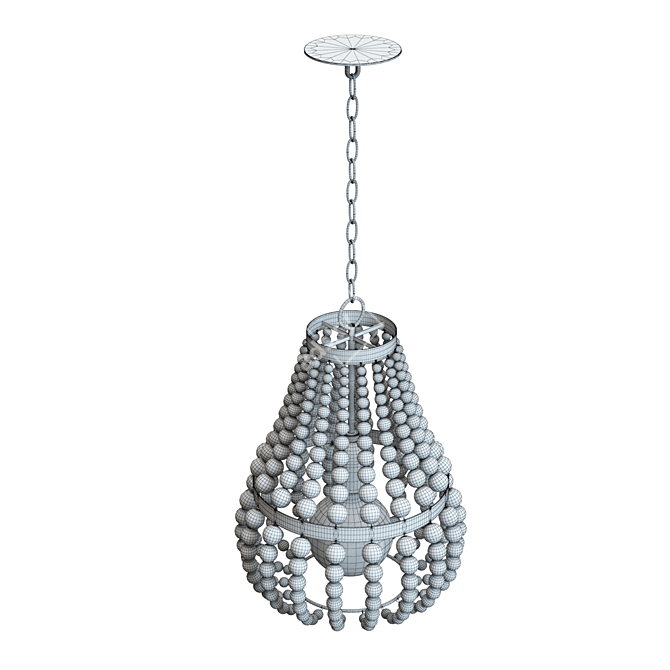 Elegant Genevieve Chandelier - Illuminate with Style 3D model image 3