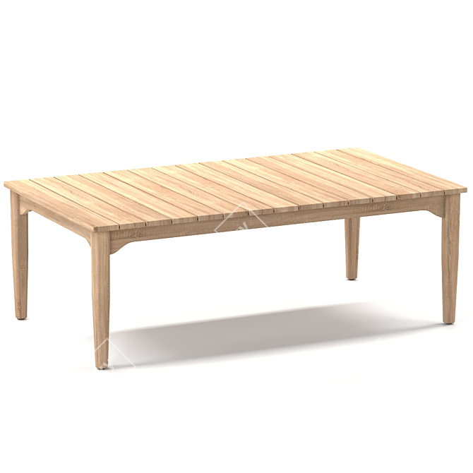 Manhattan Modern Coffee Table 3D model image 1