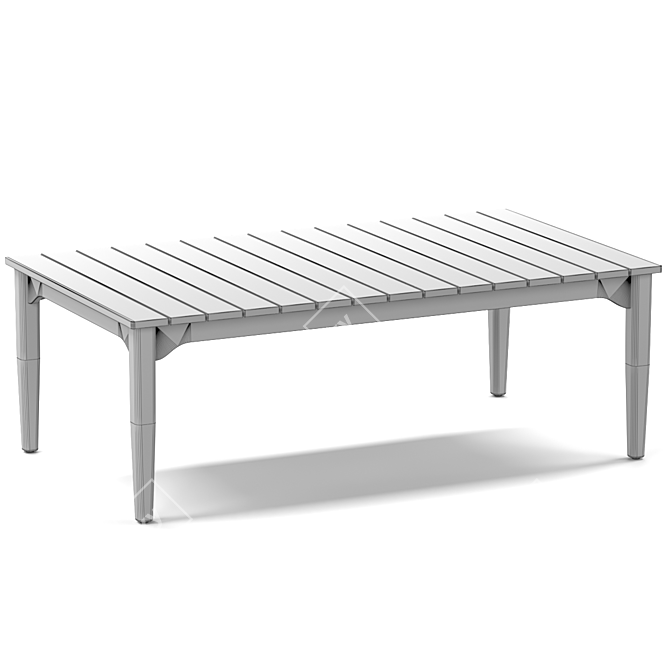 Manhattan Modern Coffee Table 3D model image 2