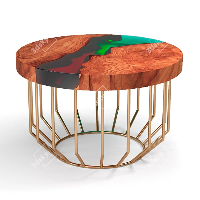 Modern Coffee Table: Stylish and Functional 3D model image 2