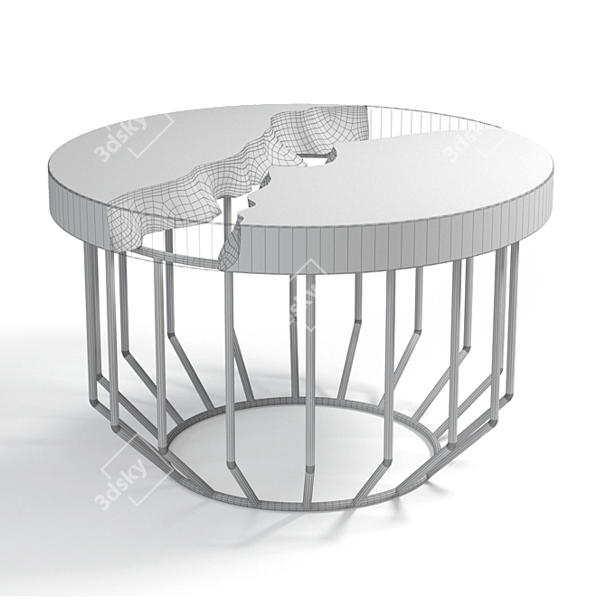 Modern Coffee Table: Stylish and Functional 3D model image 4