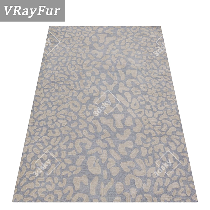 Luxury Carpet Set: High-Quality Textures 3D model image 2