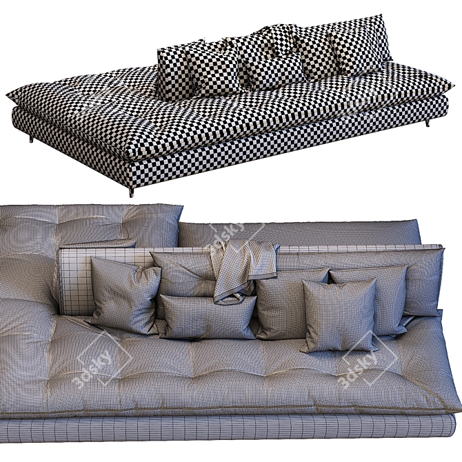 Modern Bonaldo AVARIT Sofa 3D model image 5