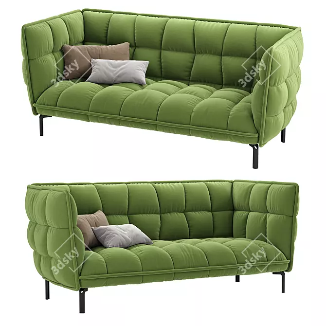 Incredible Hulk Sofa: Powerful Comfort for Your Living Room 3D model image 3