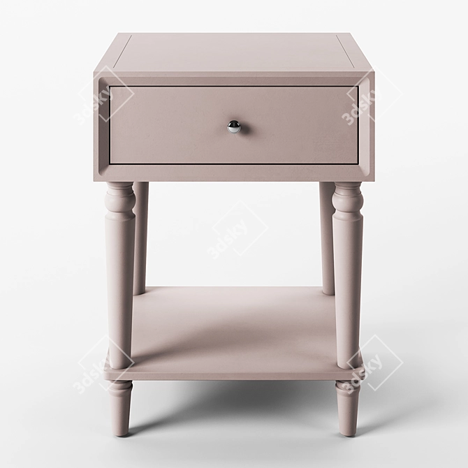 Siobhan Storage Accent Table 3D model image 1