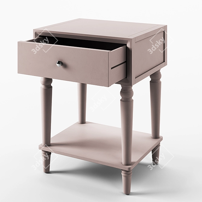 Siobhan Storage Accent Table 3D model image 2