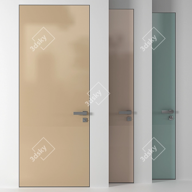 Elegant Rasovetro 55s Door Set 3D model image 1