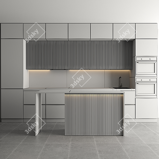 Multi-functional Kitchen Appliance Set 3D model image 4