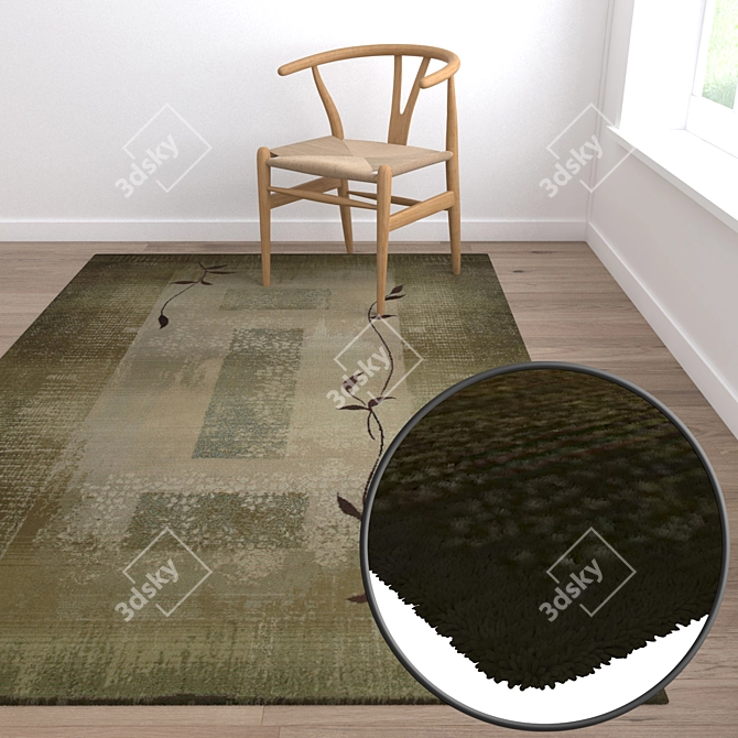 Versatile Carpet Set for Stunning Renders 3D model image 5