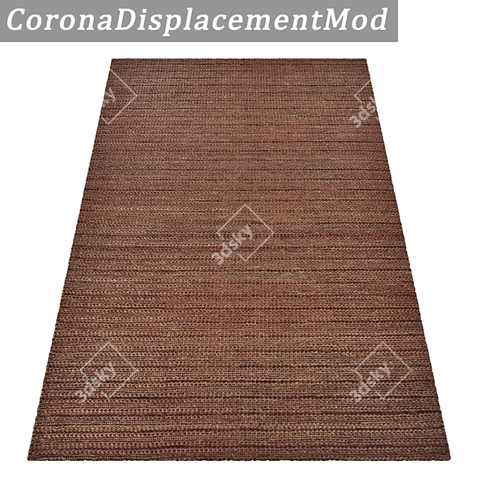 Versatile Carpet Set with High-Quality Textures 3D model image 4