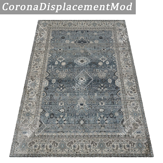 Designer Carpets Set 3D model image 4