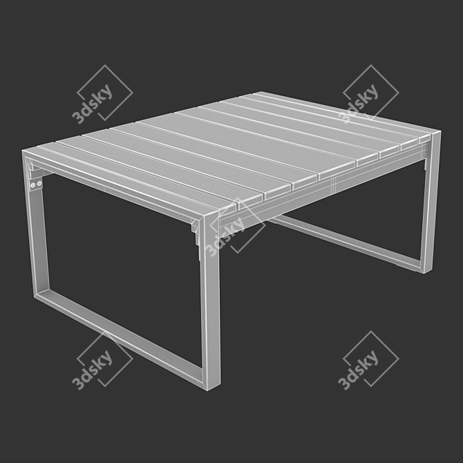 Outdoor Oasis Garden Table  3D model image 5