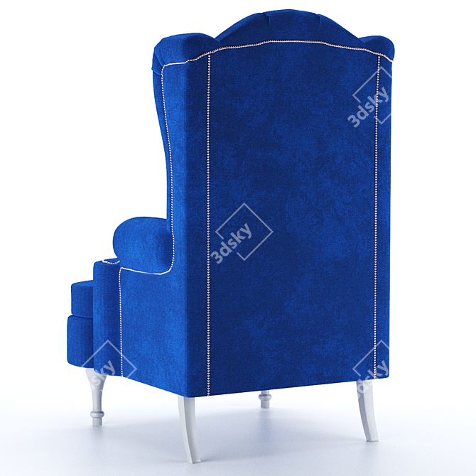 Regal Throne Chair 3D model image 2