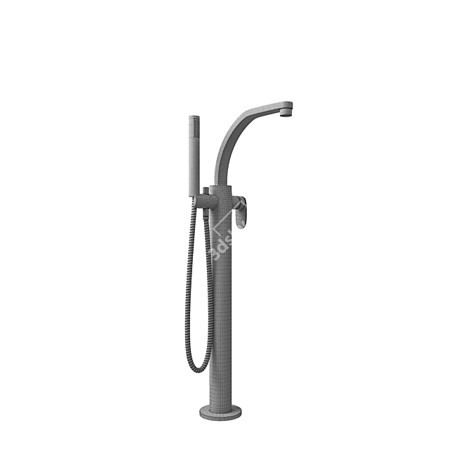 Stylish Flaminia Shower 3D model image 2