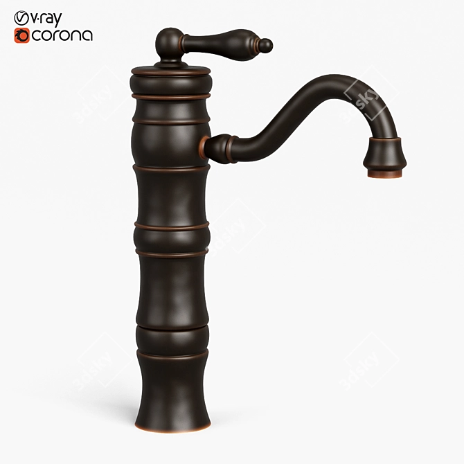 Modern Faucet Mixer 3D model image 1