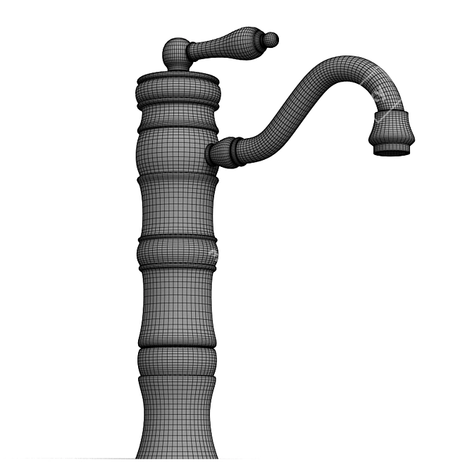 Modern Faucet Mixer 3D model image 3