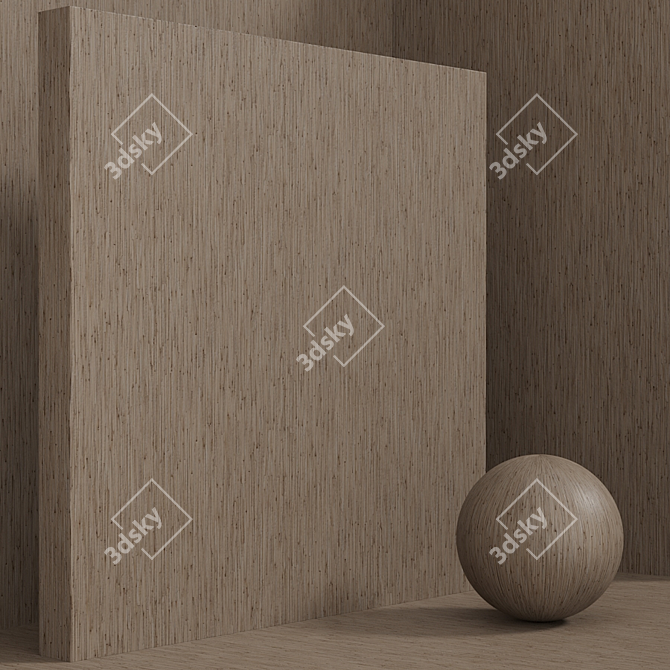Bamboo Wood Seamless Material Set 93 - (Material (Wood, Bamboo)) 3D model image 4