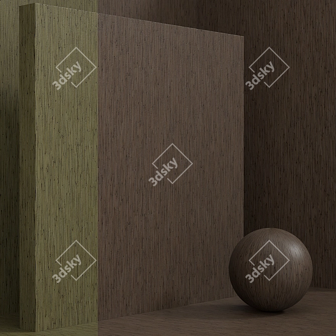 Bamboo Wood Seamless Material Set 93 - (Material (Wood, Bamboo)) 3D model image 5