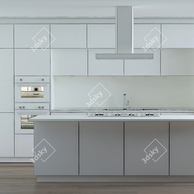 Versatile Kitchen Essentials: 2015 Edition 3D model image 5