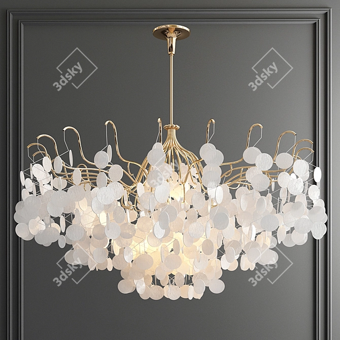 Luxurious Chandelier Collection: Exquisite Designs 3D model image 3