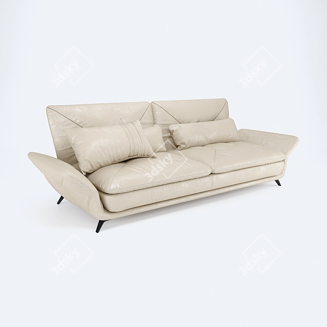 Luxurious Roche-Bobois Amber Sofa 3D model image 3