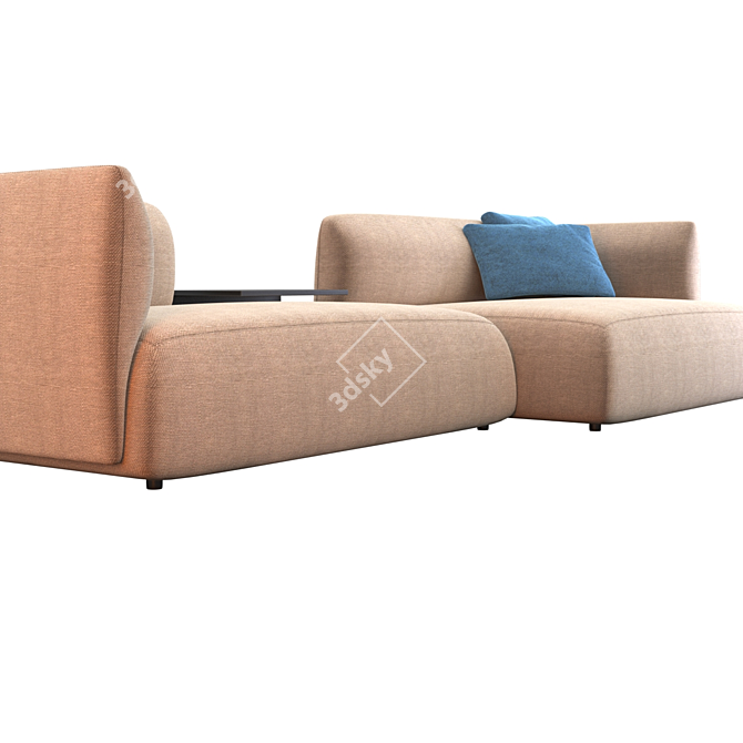 Cozy Italia Sofa, Composition 01 3D model image 3