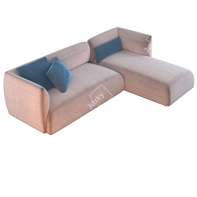 Cozy MDM Italia Sofa 3D model image 1