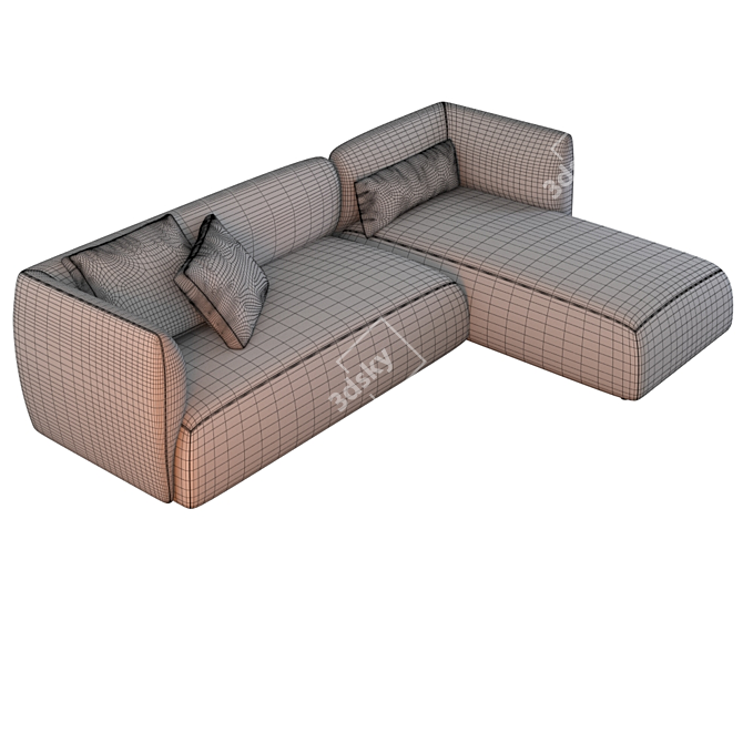 Cozy MDM Italia Sofa 3D model image 2