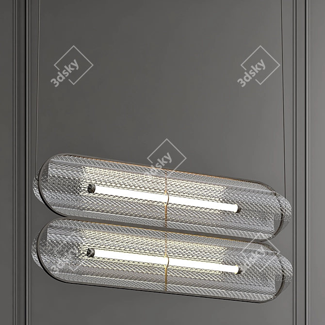 Sleek Modern Pendant: VALE 2013 3D model image 1