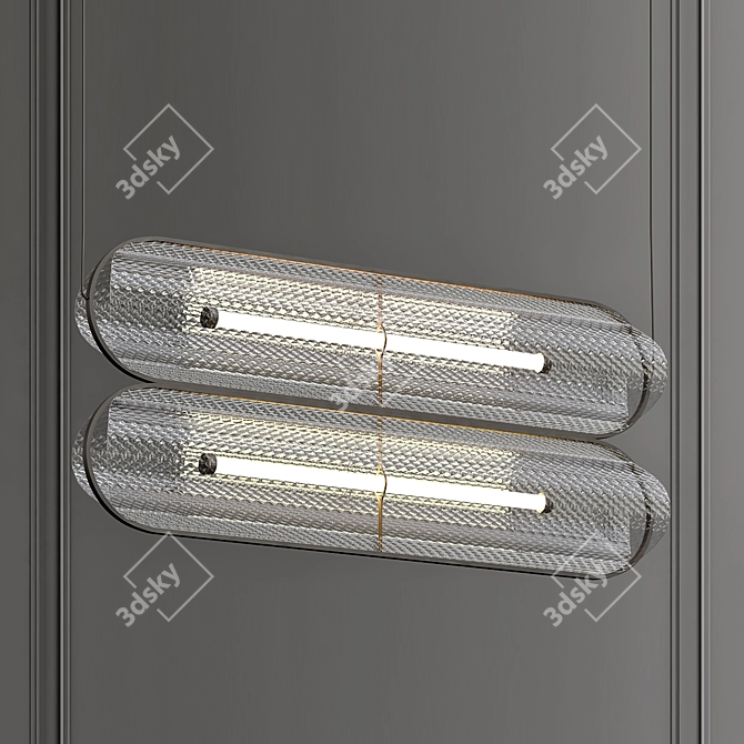 Sleek Modern Pendant: VALE 2013 3D model image 2