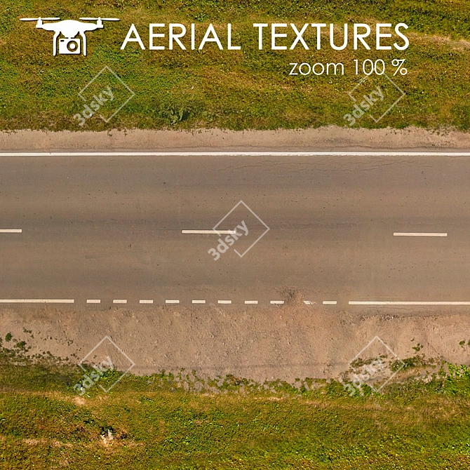 Aerial Land Texture: Road 284 3D model image 2