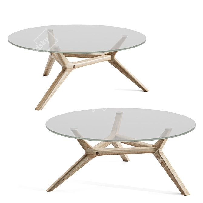 Elegant Maricielo Coffee Tables 3D model image 2