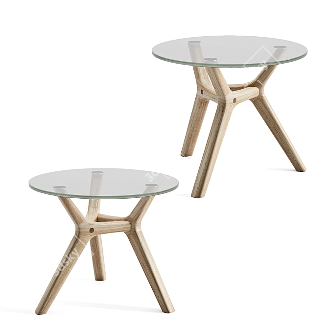 Elegant Maricielo Coffee Tables 3D model image 3